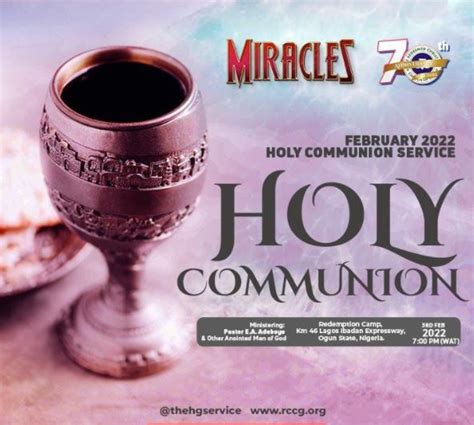 Audio Miracles Pastor Ea Adeboye Rccg February Holy Communion