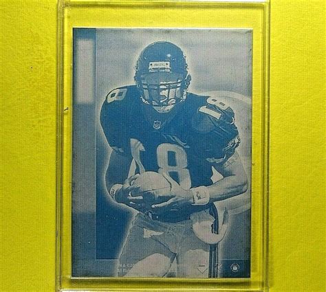 Terrance Mathis 1998 Printing Plate True I Of I Collectors Edge Atlanta