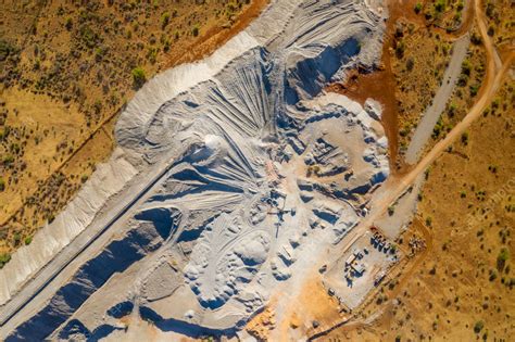 Aerial View Of A Platinum Mine Rustenburg South Africa Stock Image