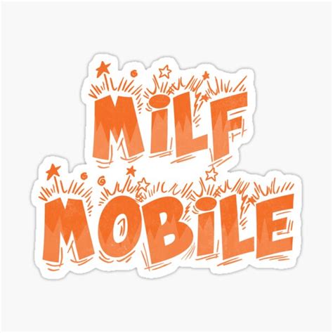 Milf Mobile Bumper Sticker Original Fade And Weather Resistant Vinyl Sticker Magnet Retro