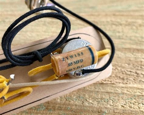 Fender Esquire Wiring Harness Vintage Style Wax Capacitors Music