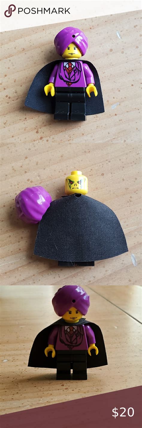 Lego Minifigure Professor Quirrell Voldemort Harry Potter Mini