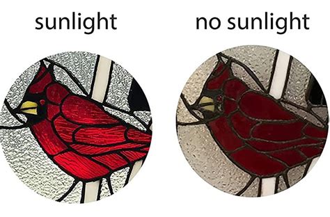 Cardinal Stained Glass Panel | Stained Glass Cardinal Gift - The ...