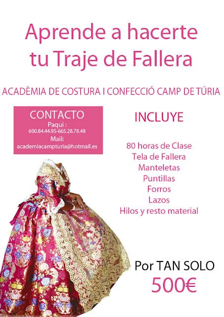 Entre Telas Aprende A Confeccionar Tu Traje De Fallera