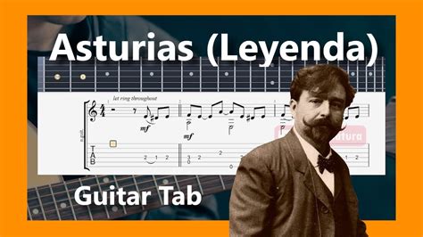 Asturias Leyenda Isaac Alb Niz Guitar Tab Youtube