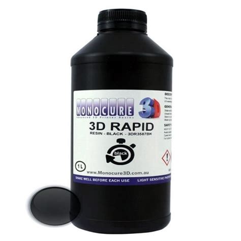 Monocure 3d Rapid Resin 1000ml Black Mito