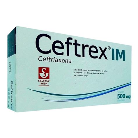 Ceftrex IM solución inyectable 500 mg Walmart