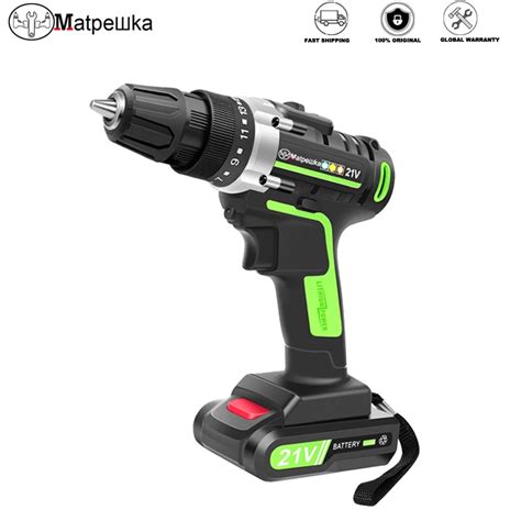 21v Screwdriver Rechargeable Electric Drill Household Cordless Mini Electric Drill Lithium Ion