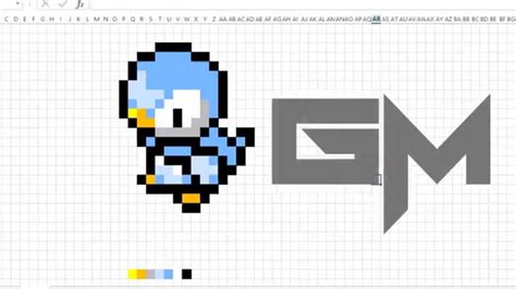 Pokemon Pixel Art Grid Piplup - Pixel Art Grid Gallery