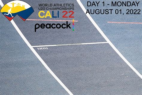 Day 1 - World Athletics U20 Championships 2022 Order Of Events, Start ...