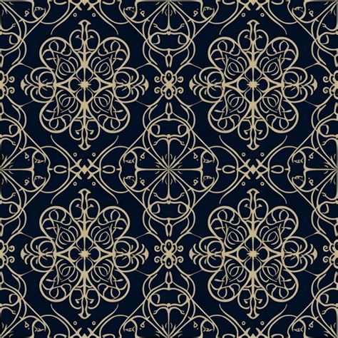 Premium Ai Image Opulent Gilded Baroque Luxury Royal Damask Brocade