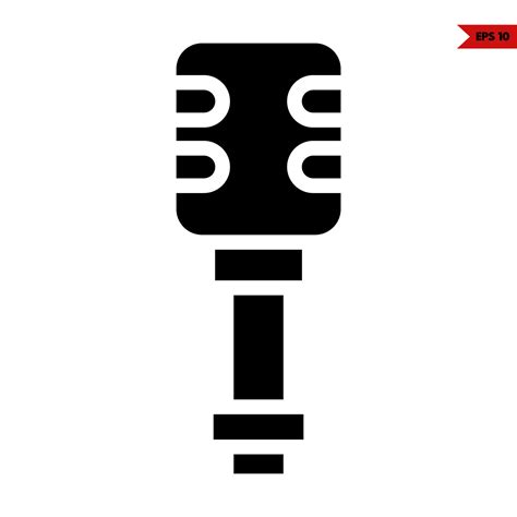 Microphone Glyph Icon Vector Art At Vecteezy