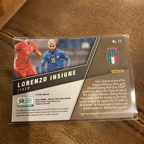 2021 Panini Mosaic UEFA Euro Lorenzo Insigne Silver Prizm EBay