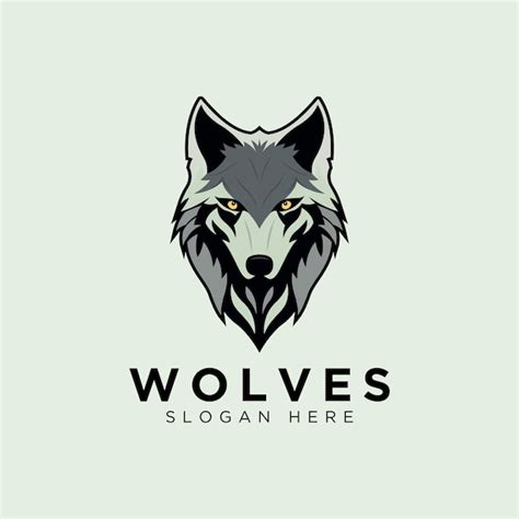 Premium Vector Wolf Head Mascot Logo Vector