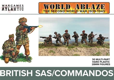 Wargames Atlantics SAS German Sentries Plastic Kits Now Available