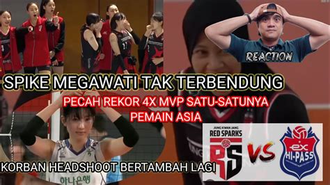 Megawati Cetak Rekor X Mvp Saat Red Sparks Vs Hi Pass Permainan Luar