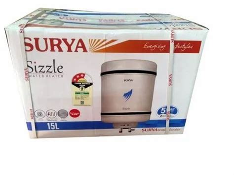 Capacitylitre 15 Litre Surya Sizzle Water Heater 3 Star At Rs 8000piece In Cuttack