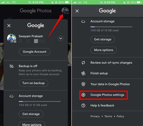 how to sync iphone photos with google photos