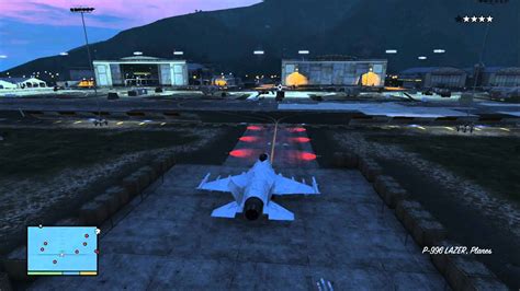 Gta V Stealing The Fighter Jet From The Army Base Youtube