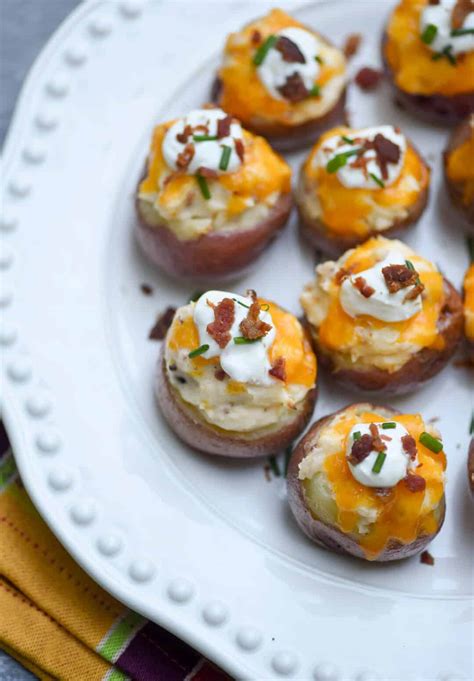 Fully Loaded Twice Baked Potato Bites Valeries Kitchen