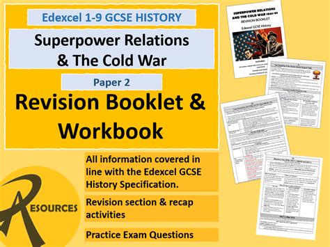 Gcse History Edexcel Revision Guide And Workbook Superpower Relations