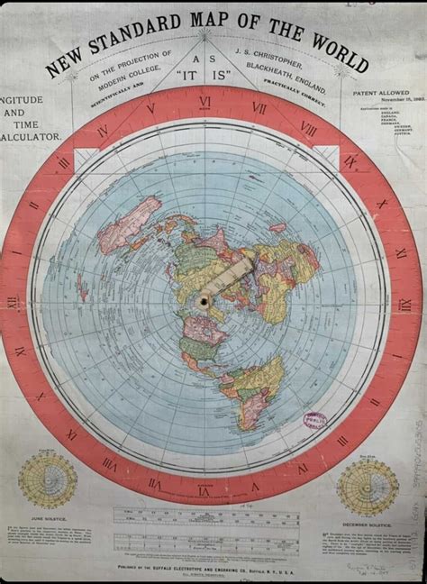 1892 Nuevo Mapa Estándar Del Mundo De Gleason Etsy España