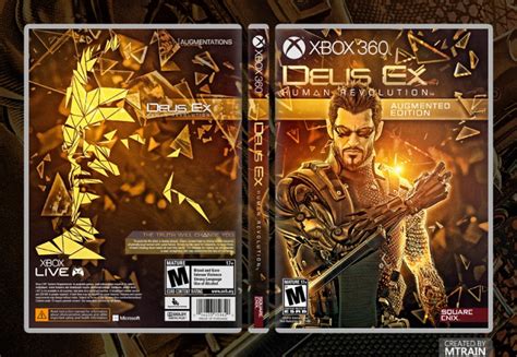 Deus Ex Human Revolution Xbox 360 Box Art Cover By Mtrain