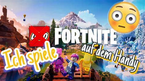 Meine Erste Runde Fortnite Auf Handy Youtube