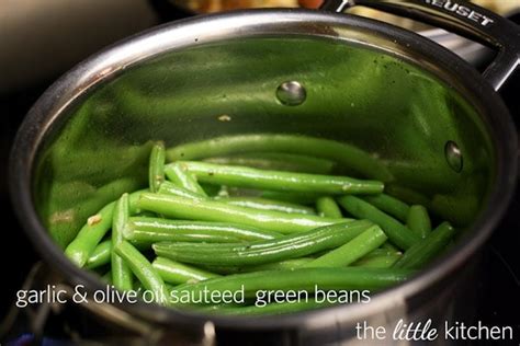 Garlic And Olive Oil Sauteed Green Beans Recipe