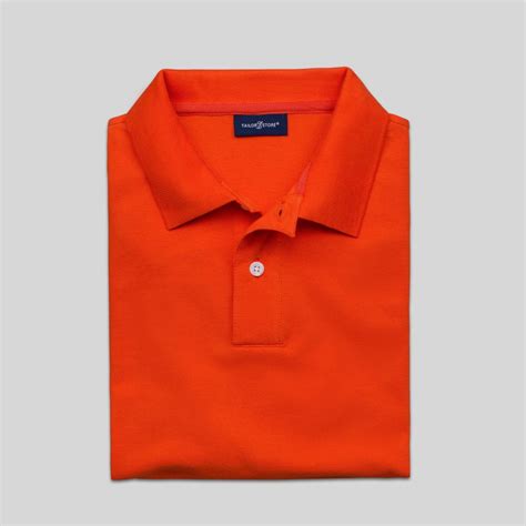 Women's orange polo shirt | Tailor Store®