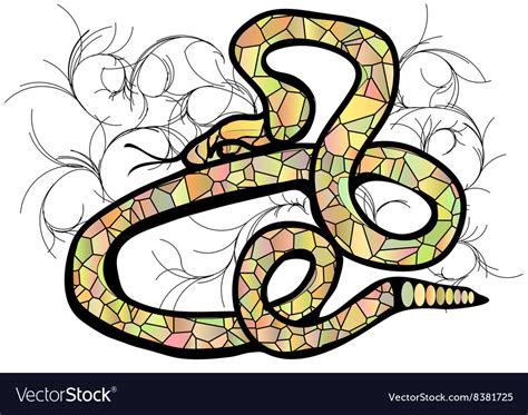 Western Diamondback Rattlesnake Royalty Free Vector Image