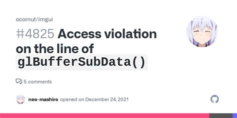 Access Violation On The Line Of Glbuffersubdata Issue