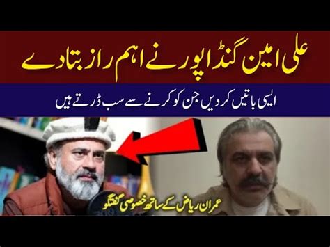 Ali Amin Gandapur Interview With Imran Riaz Khan Imran Riaz Khan