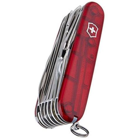 Canivete Su O Victorinox Swisschamp Vermelho Transl Cido Fun Es