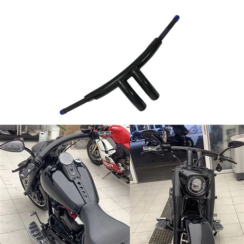 Inch Motorcycle Handlebar Rise T Bars Drag Bar For Harley Dyna Fat