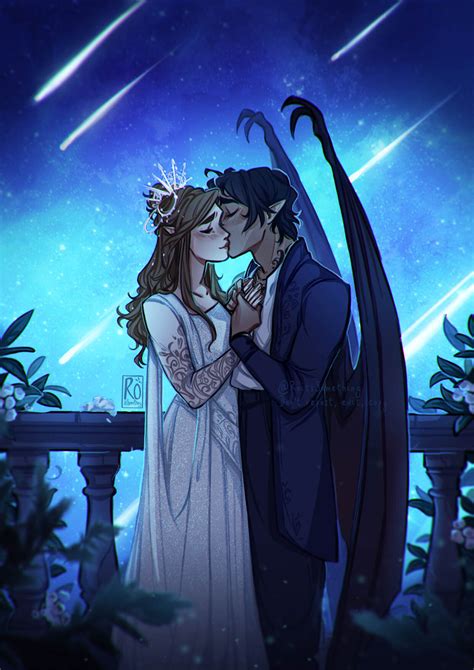 ArtStation - Feyre and Rhysand fanart