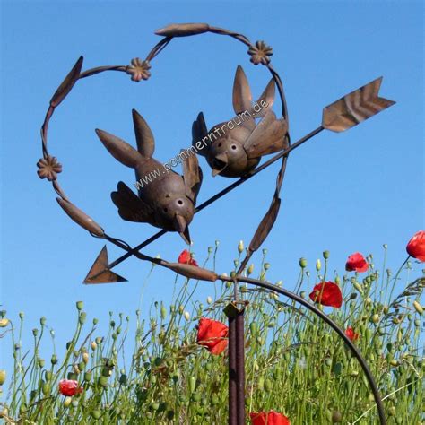 Windspiel Vogelwippe Gartenpendel Gartenwippe Verliebte V Gel Im Herz