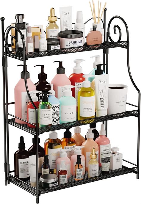 Amazon Aiyomt Spice Racks Organizer Tier Foldable Bathroom