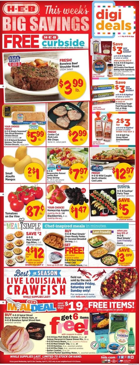 HEB Weekly Ad Apr 6 12 2022 WeeklyAds2