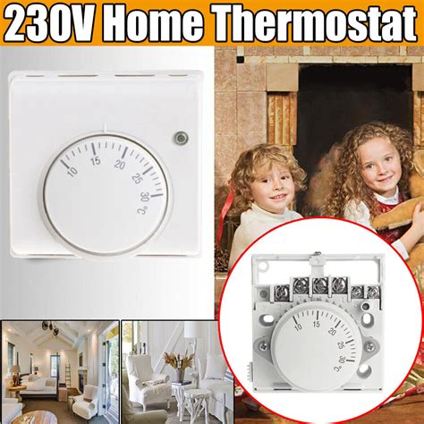 Raumthermostat Fu Bodenheizung Aufputz Mit Ein Aus Schalter