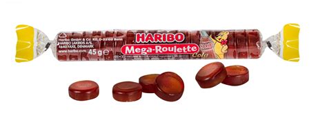 Mega Roulette Cola 45g Haribo Pro