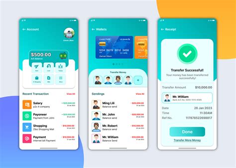 Banking Wallet App UI UX Design On Behance Behance