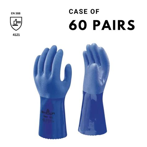 Showa 660 60 Pairs Bundles Fisherman And Chemical Gloves