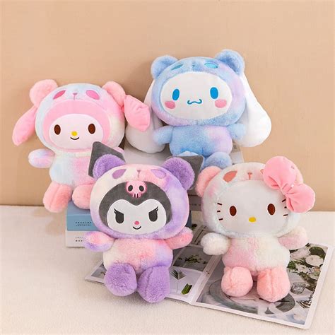 Sanrio Kawaii Easter Series Plush Toys Kuromi My Melody Hello Kitty