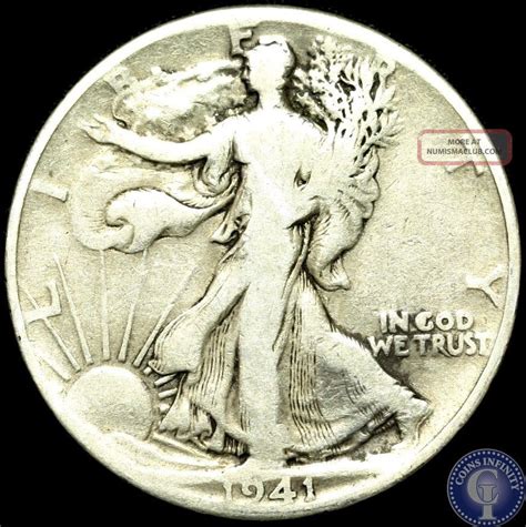 P Silver Walking Liberty Half Dollar