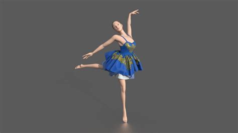 Ballerina 3d Model By Alenfsl