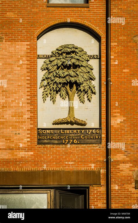 Liberty Tree Boston, Massachusetts, USA Stock Photo - Alamy