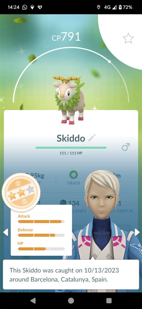 Shiny Skiddo Confirmation : r/TheSilphRoad