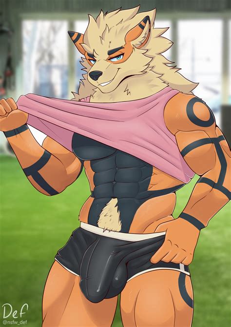 AGNPH Gallery 398028 Anthro Arcanine Male Nsfw Def Solo