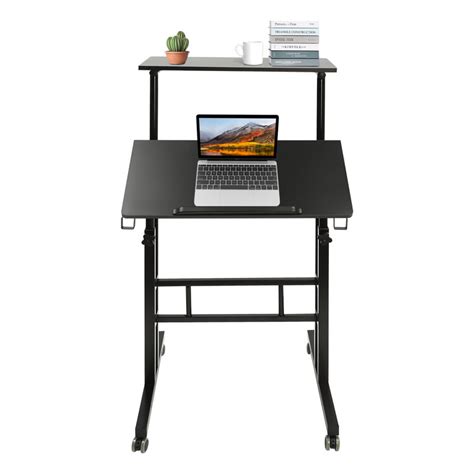 Inbox Zero Height Adjustable Rectangle Standing Desk With Usb